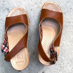 Beautiful crocs wedges